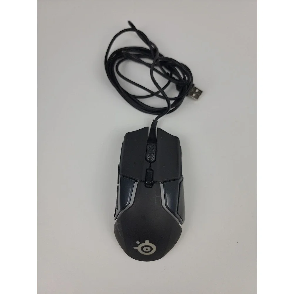 SteelSeries Rival 600 Wired Gaming Mouse Black RGB Dual Optical Sensor M-00010